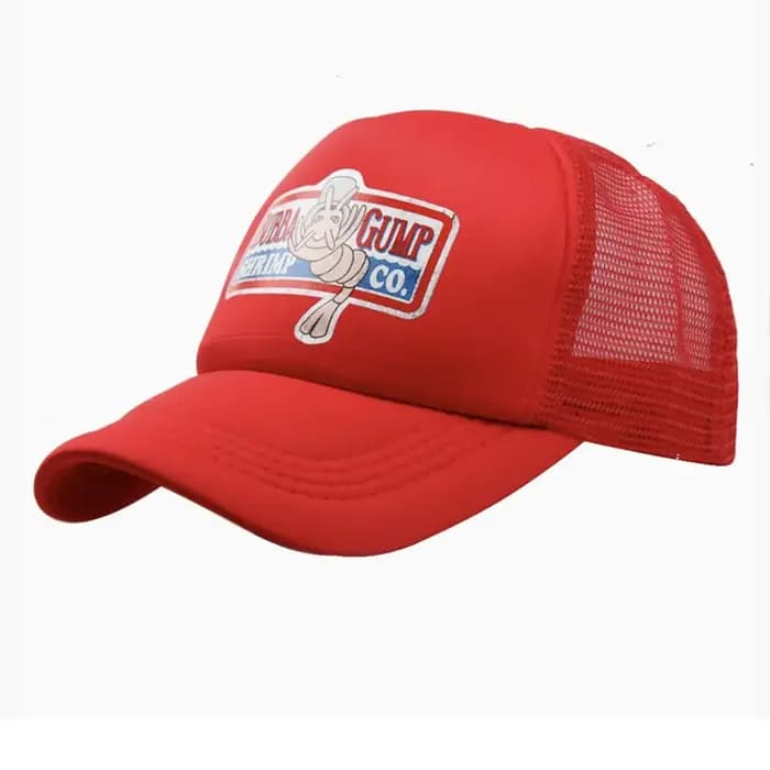 Extérieur Forrest Bubba Gump Casquette Rouge Crevettes CO. Chapeau de Baseball