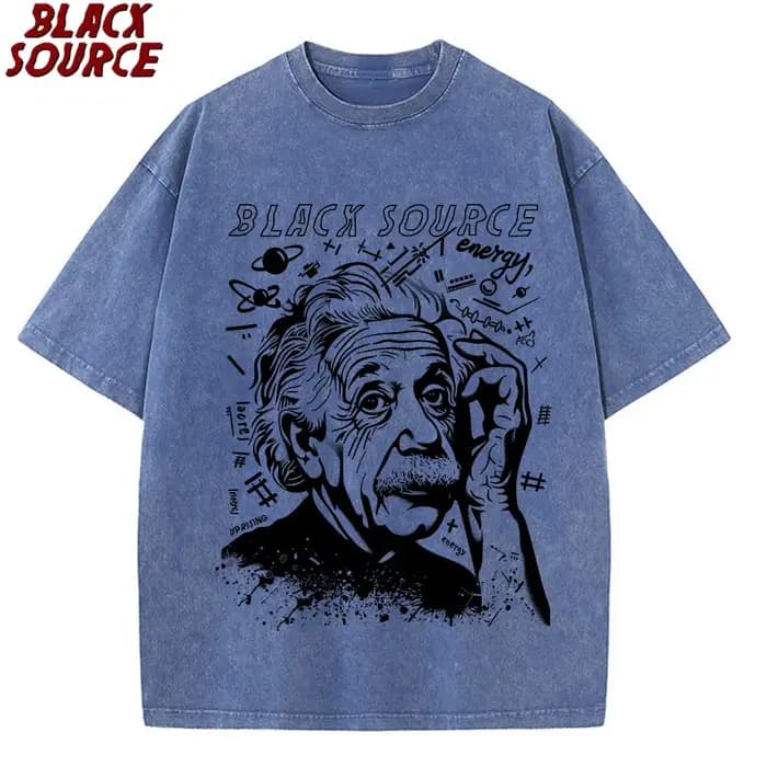 T-shirt drôle T320 Albert 100% coton imprimé