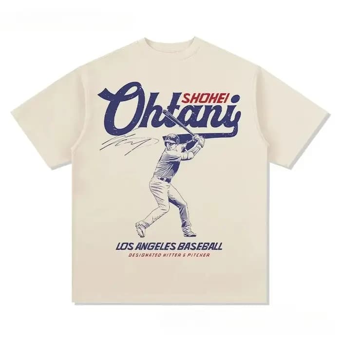 T-shirt décontracté Shohei Ohtani coton