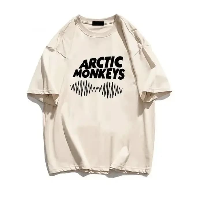 Arctic Monkeys Vêtements Femmes T-shirt Mâle Manga Décontracté 2022 Y2k Blanc