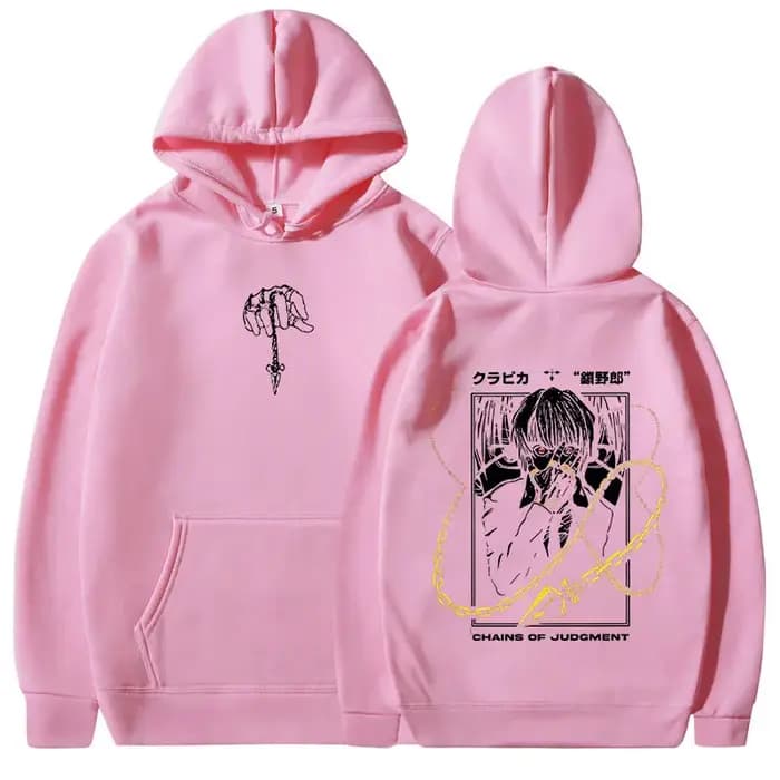 Anime Hunter X Hunter sweats à capuche Kurapika Manga graphique sweats à capuche hommes femmes vêtements manches longues pulls surdimensionnés