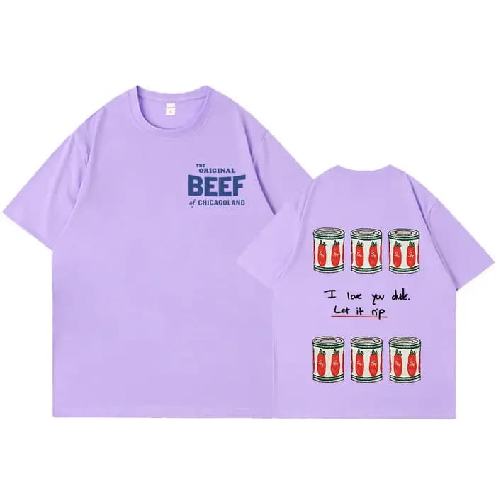 L'ours série TV l'origine boeuf de Chicagoland T-shirt Harajuku hommes femmes vêtements mode décontracté coton surdimensionné t-shirts