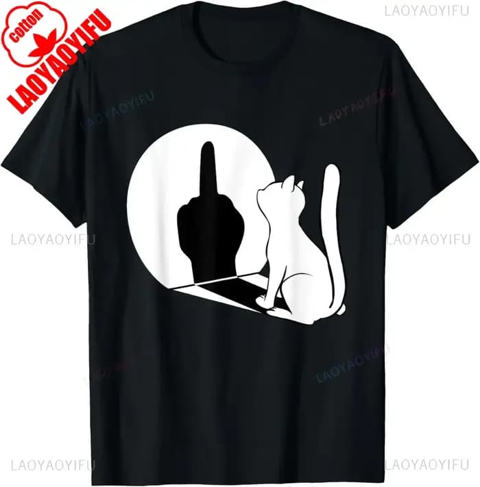 T-shirt en coton pour homme à manches courtes et col rond