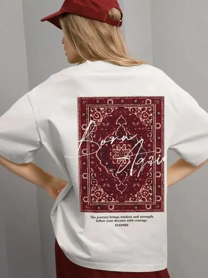 CGC 2025 nouveau Vintage femmes graphique T-shirt 100% coton été à manches courtes y2k hauts décontracté surdimensionné