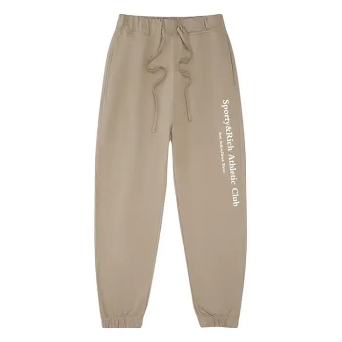 Pantalon de survêtement en coton éponge pour femme