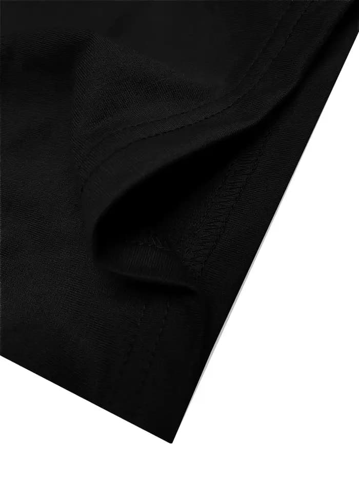 T-shirt pour homme avec imprimé croix de la foi et écriture gothique