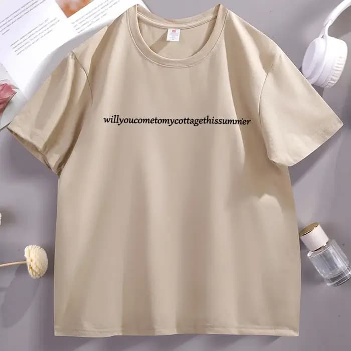 T-shirt décontracté à col rond pour hommes et femmes