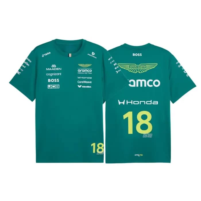 T-shirt d'équipe Aston Martin 2026 Fernando Alonso