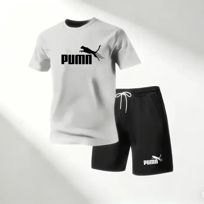 Offre Spéciale 2026 – Ensemble T-shirt et Short de Sport pour Homme