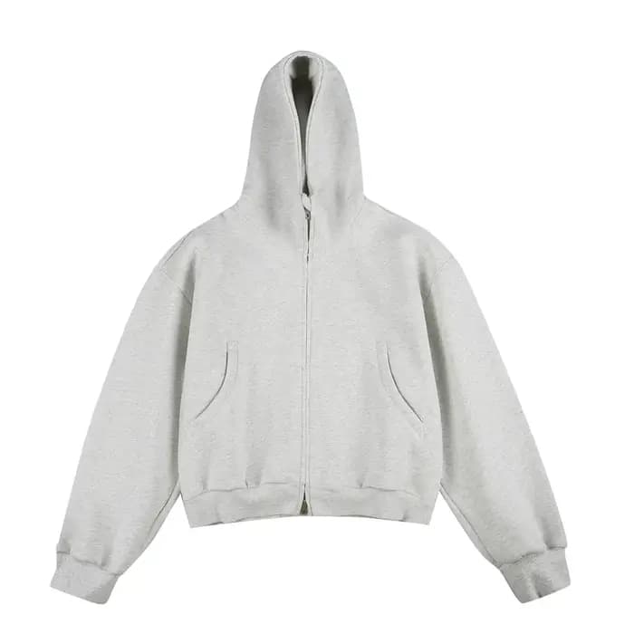 Sweat à capuche court américain ultra-lourd 500Gsm