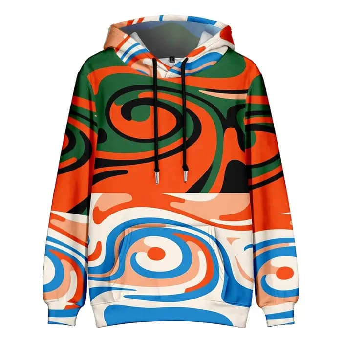 Sweat à capuche assorti à blocs de couleurs pour couples