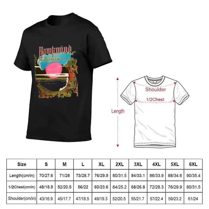 Hawkwind - T-shirt Warriors sur le bord du temps