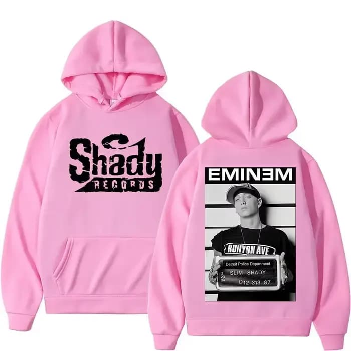 Rared Eminem-Sweat à Capuche Imprimé Double Face pour Homme et Femme