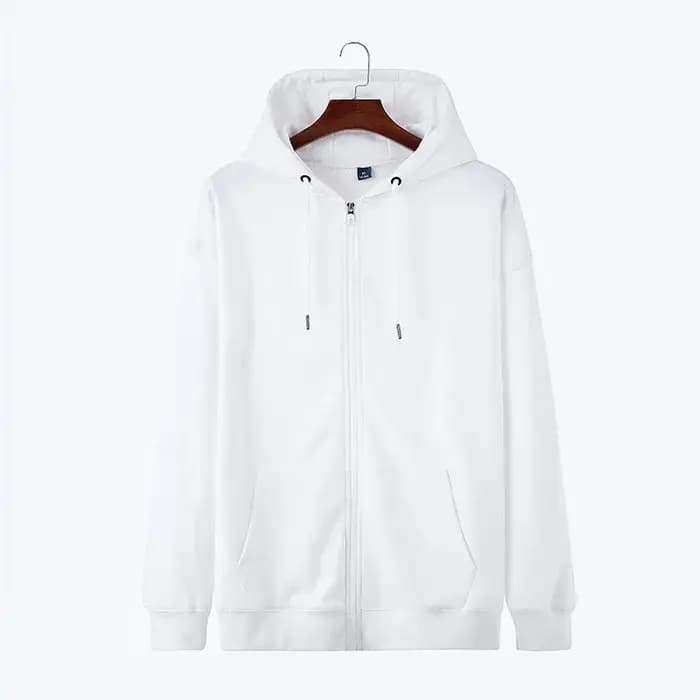 Sweats à capuche à manches longues avec fermeture éclair pour hommes et femmes