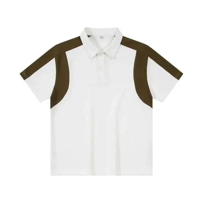 Polo Homme Ample Nouvelle Collection Printemps-Été 2026 à Col Revers et Manches Courtes
