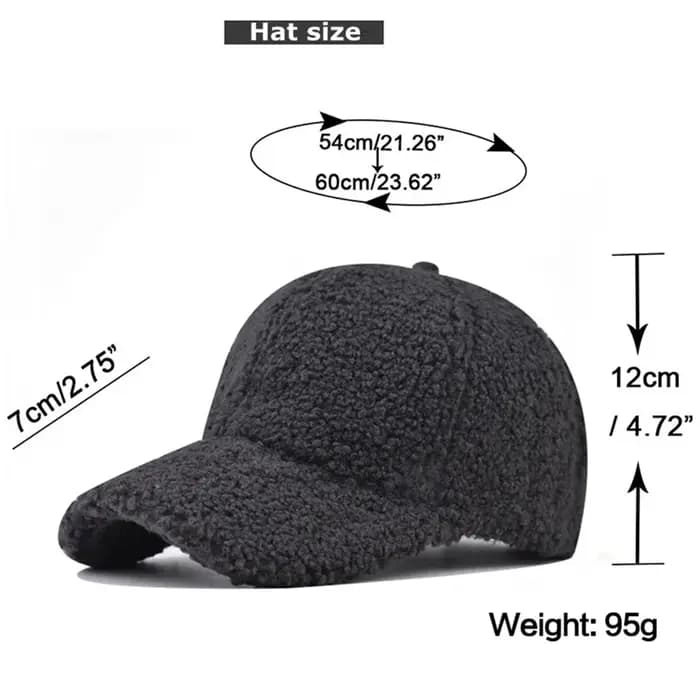 Casquettes de baseball en laine d'agneau vert beige FS pour hommes