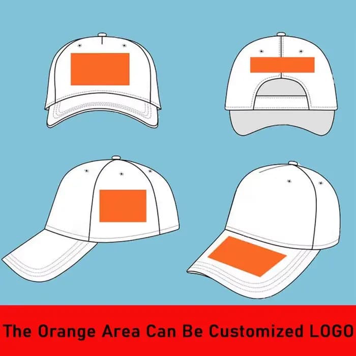 Casquette de baseball réglable avec logo personnalisé pour hommes et femmes