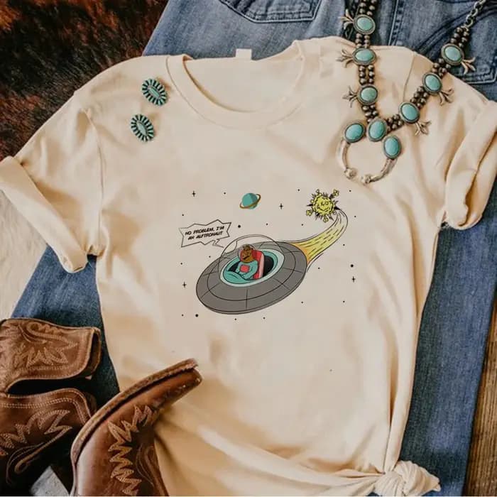 T-shirt Alf Manga pour femmes, streetwear, vêtements de créateurs
