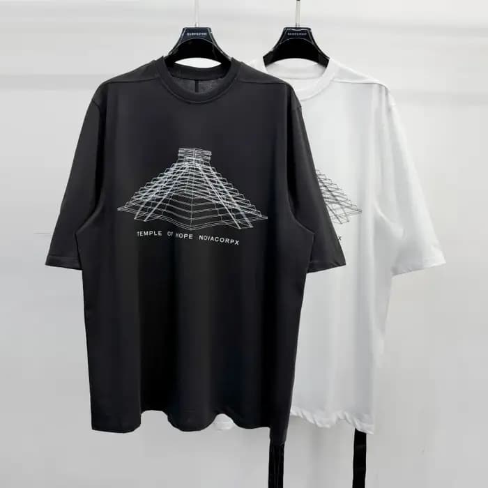 T-shirt Homme Oversize Décontracté Owen Seak 100% Coton Gothique Vêtements