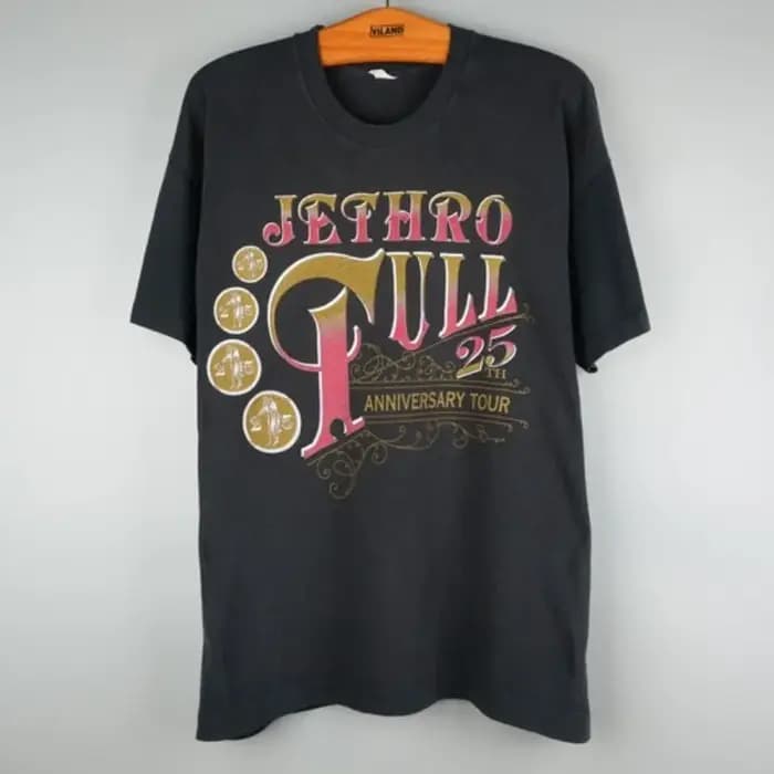 T-shirt Vintage 2007 Jethro Tull Tour pour hommes, vêtements graphiques