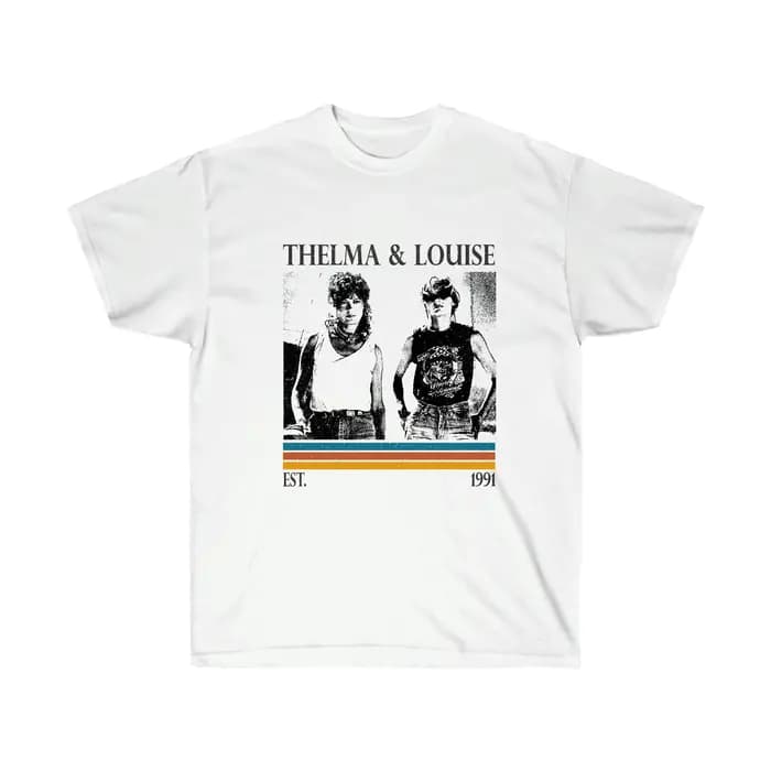 Thelma & Louise film imprimé T-shirt femme mode tendance haut printemps/été pur coton unisexe T-shir