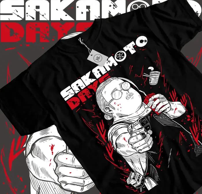 Sakamoto jours Taro Sakamoto T-Shirt Anime Nagumo Sakamoto jours chemise toutes tailles