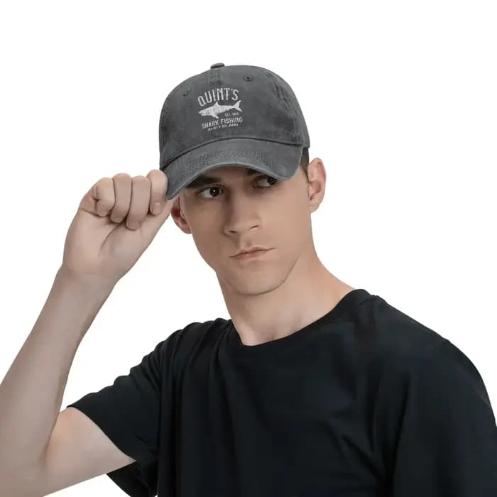 Casquette de baseball délavée style camionneur