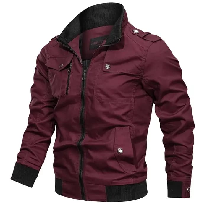 Veste décontractée en pur coton pour hommes