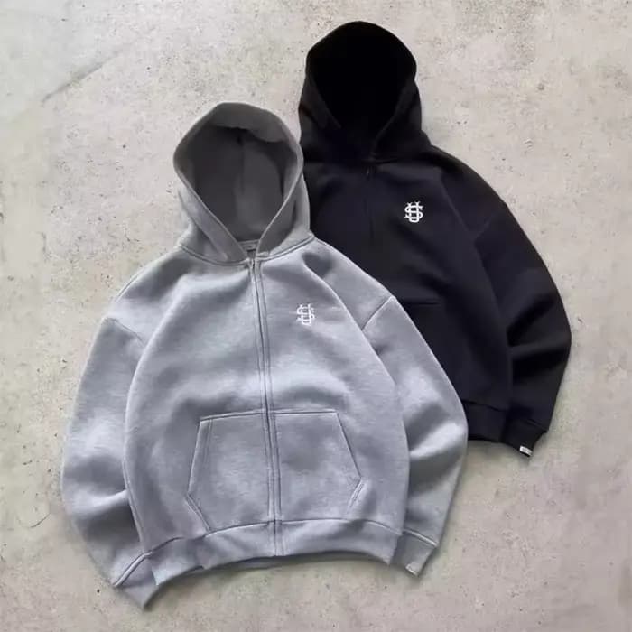 2025 automne/hiver mode broderie Harajuku Y2K sweat à capuche avec fermeture éclair femmes rue Y2K nouveau Punk