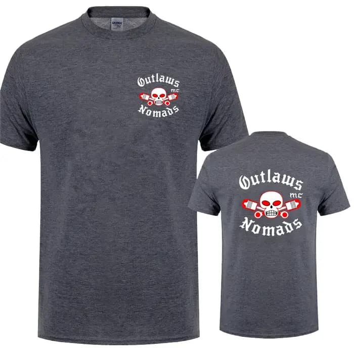 MC Outlaws Nomads T-shirt t-shirts hommes nouvel été à manches courtes coton