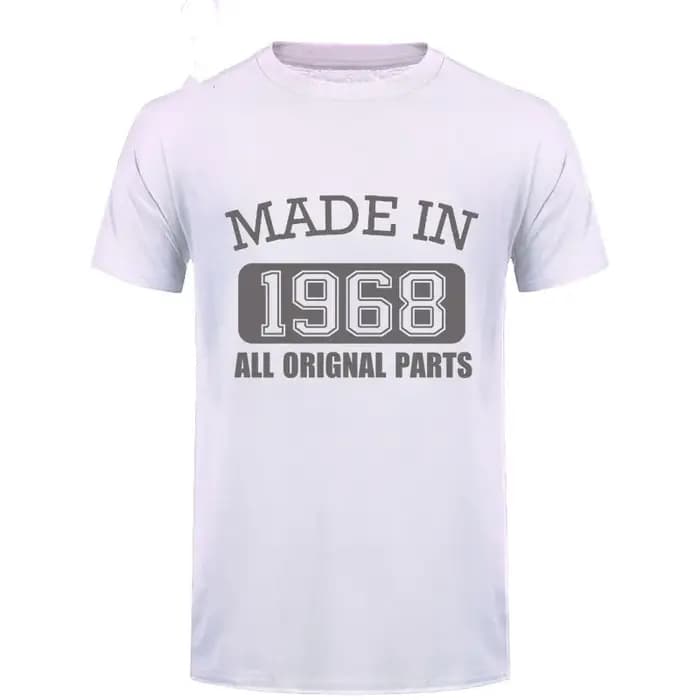T-Shirt pour homme, fait en 1968 avec toutes les pièces originales