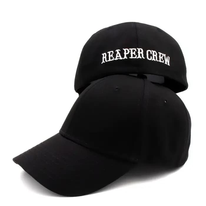 Casquette de baseball Fashion REAPER CREW avec lettres brodées, confortable, décontractée, en coton,