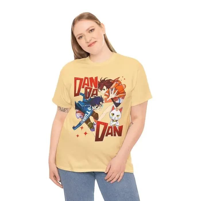 Dandadan Anime T-Shirt à la mode japonais Streetwear graphique