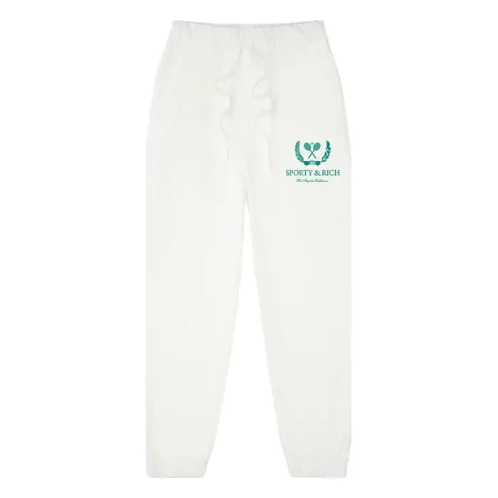 Pantalon de survêtement en coton éponge pour femme