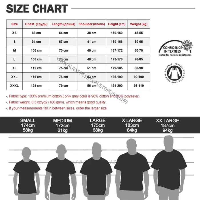 T-shirt à manches courtes en coton pour hommes