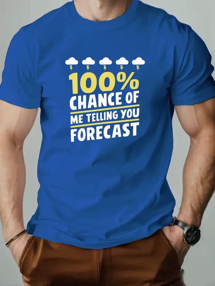 T-shirt col rond pour hommes