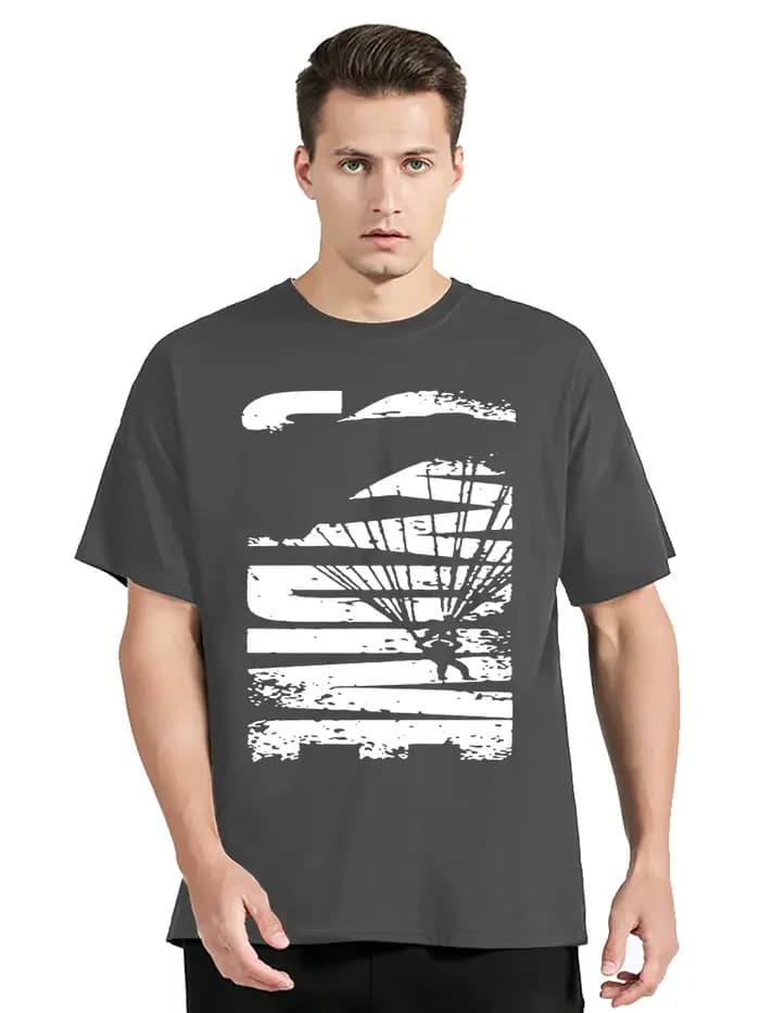 T-shirt col rond unisexe