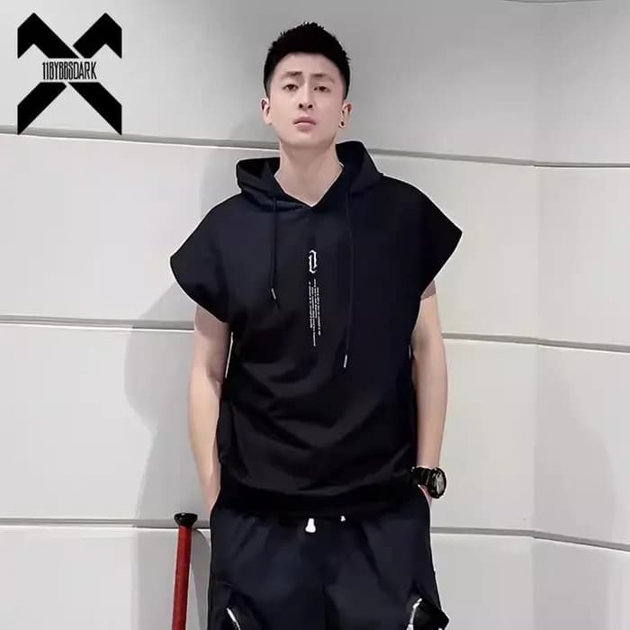 T-Shirt en Coton Noir pour Homme