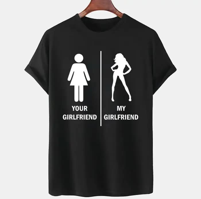 T-shirt graphique humoristique pour homme