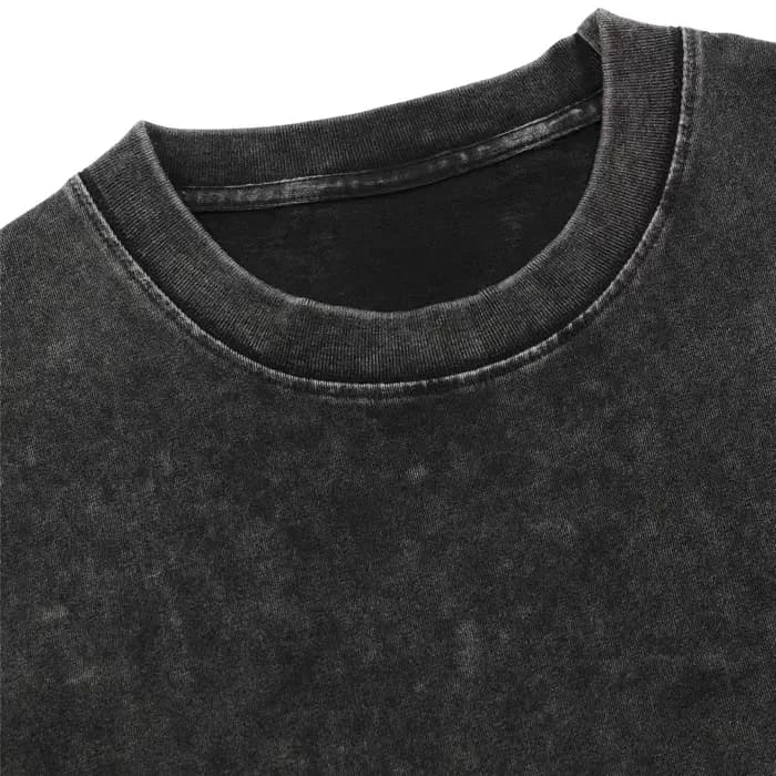 Vintage noir léopard et Jaguar lavé t-shirt Y2K hommes femmes Y2k Streetwear coton