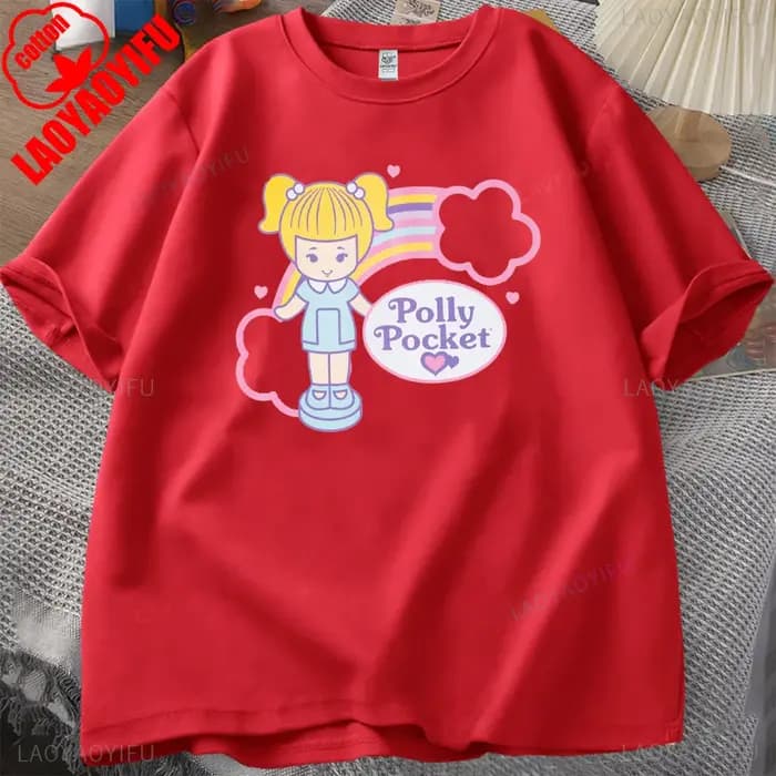 Polly poche imprimé t-shirts hauts