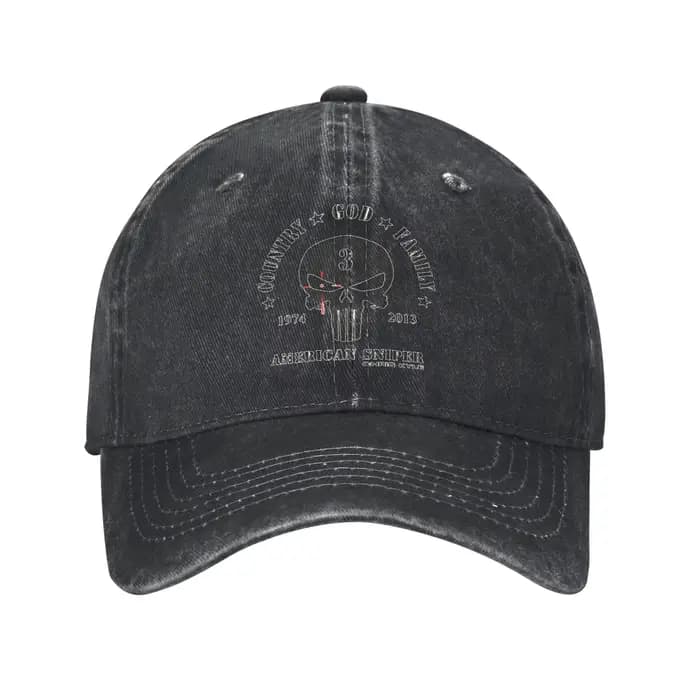 Casquette de Baseball Vintage Chris Kyle American Sniper Tribute pour hommes et femmes, casquette de