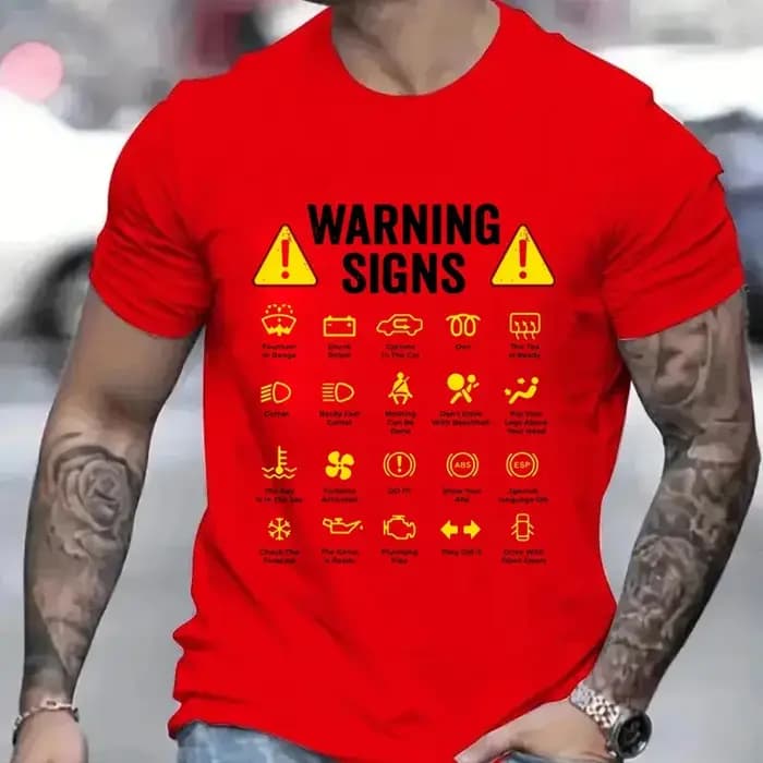 T-shirt de conduite amusant pour hommes