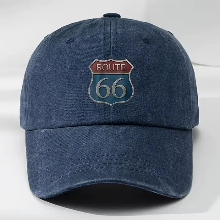 Casquette de baseball vintage Route 66 pour hommes et femmes