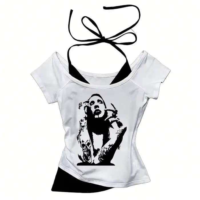 T-shirt Marilyn Manson pour femmes