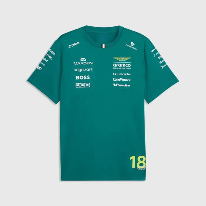 T-shirt d'équipe Aston Martin 2026 Fernando Alonso