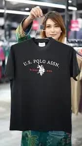 T-shirt classique imprimé logo été 2026 style américain en coton pour hommes et femmes