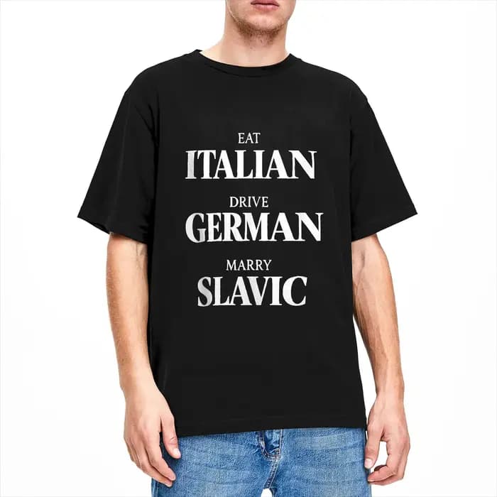 T-shirts pour hommes avec humorisme italien