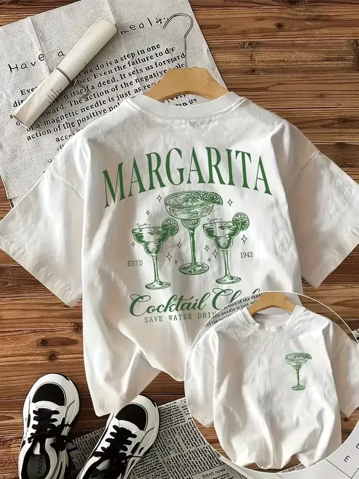 T-shirt graphique pour femmes Margarita Cocktail Club
