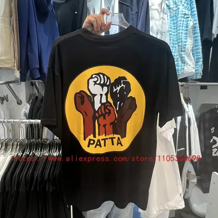 T-shirt PATTA 2026SS avec logo poing
